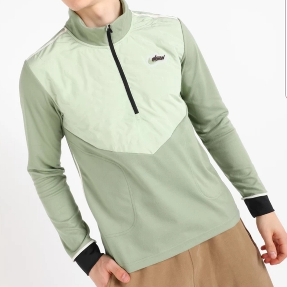 NIKE DRI-FIT  LIGHT GREEN SPORTS T-SHIRT - Picture 3 of 9